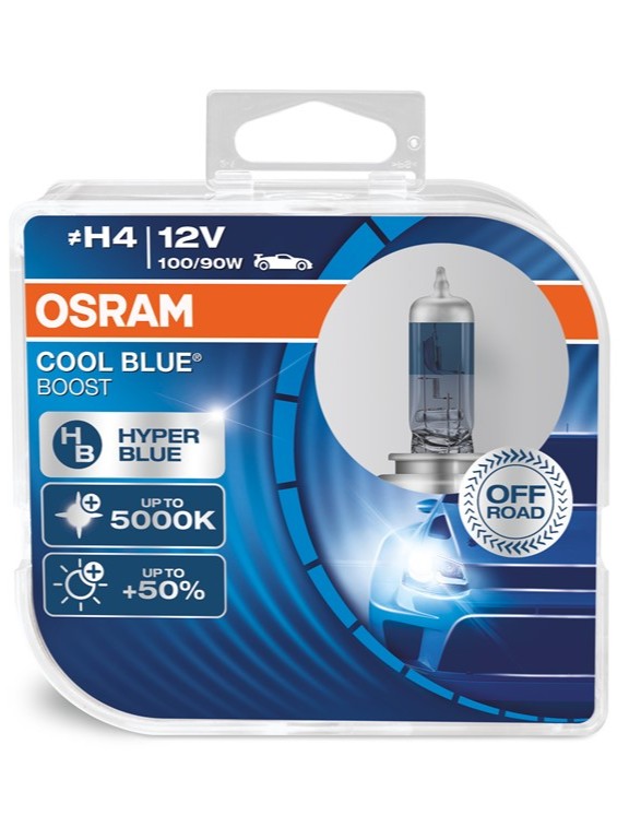 LAMPOCHKA 12v H4-43 100/90 OCRAM COOL BLUE DONA