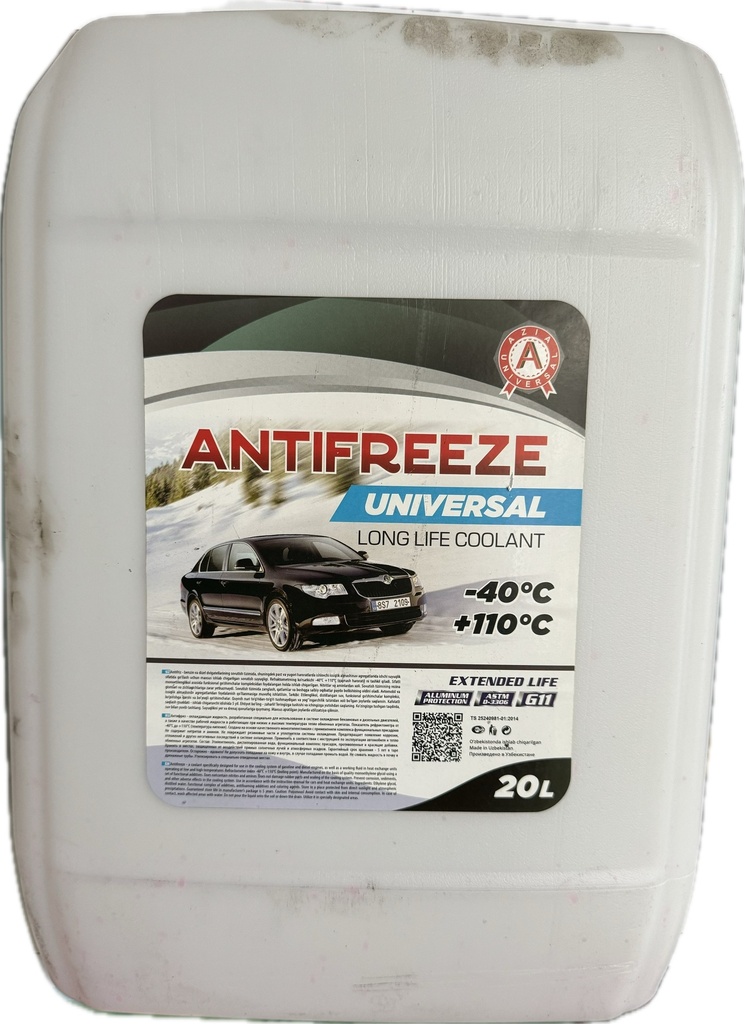 AZIA ANTIFREEZE UNIVERSAL 40° KO'K 20l