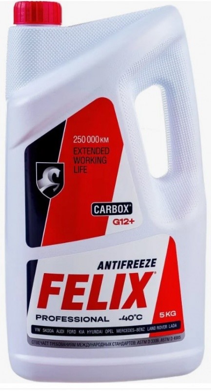 FELIX ANTIFREEZE CARBOX QIZIL 40° 5KG