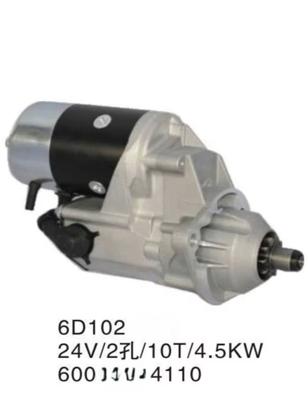 [250000006501] STARTER KOMATSU 600-813-4110 6D102 24V 4.5KV 10 ZUB